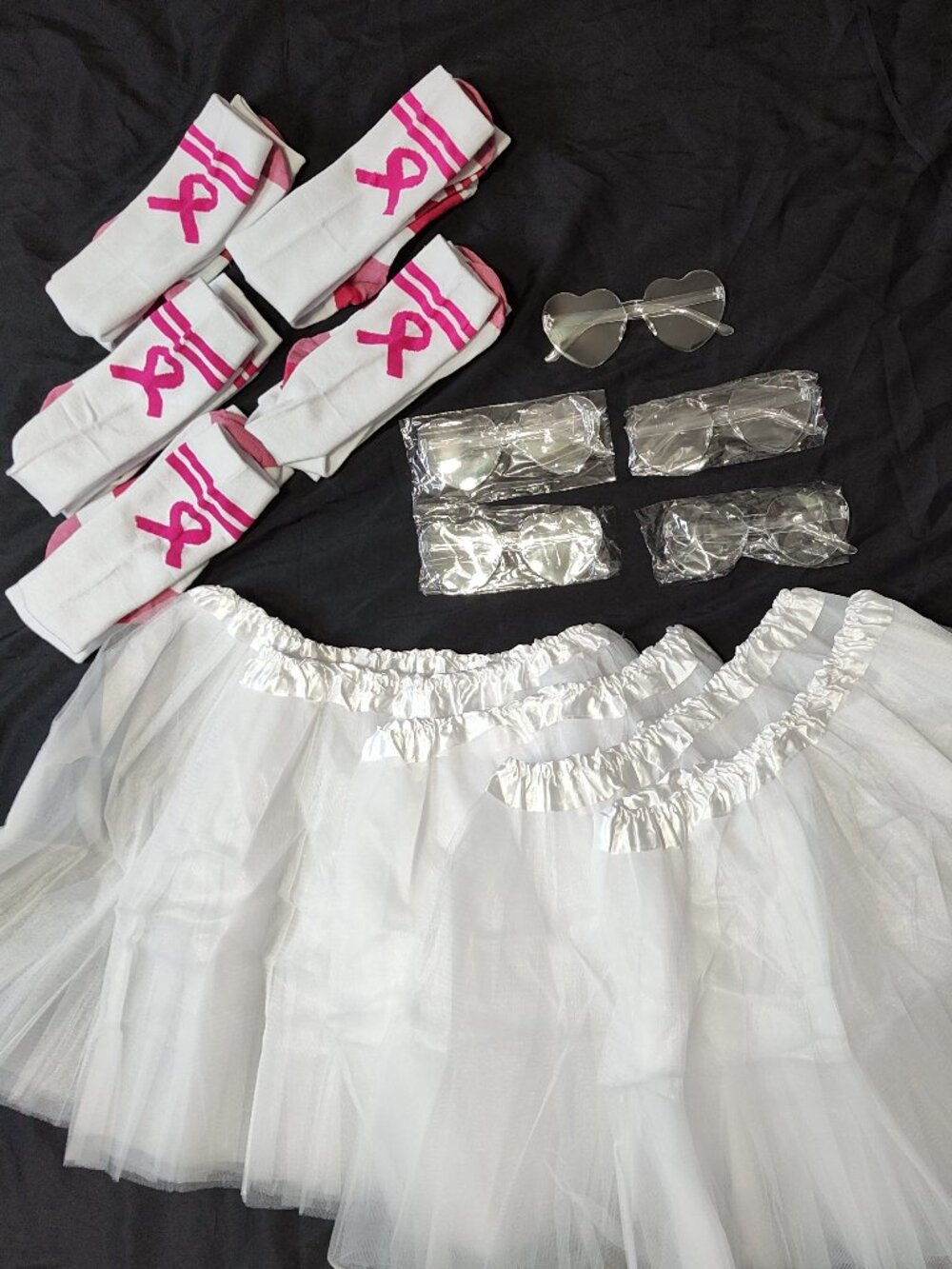 15Pcs Costume Accessories for Breast Cancer Awareness